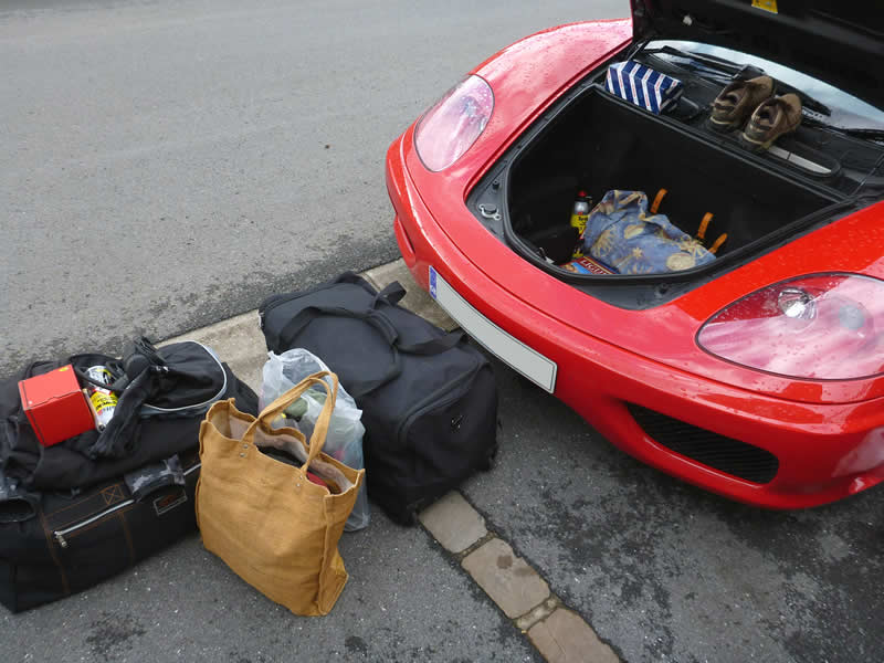 Packing a Ferrari
