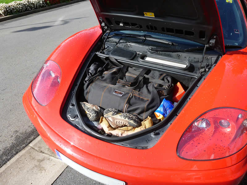 Packing a Ferrari
