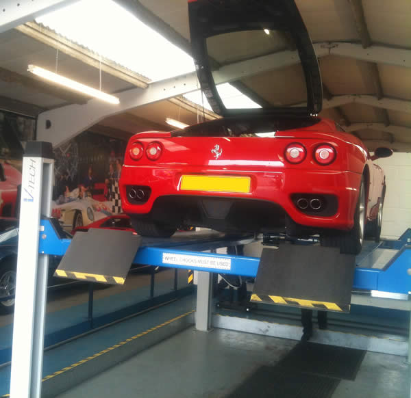 Ferrari MOT at QV London