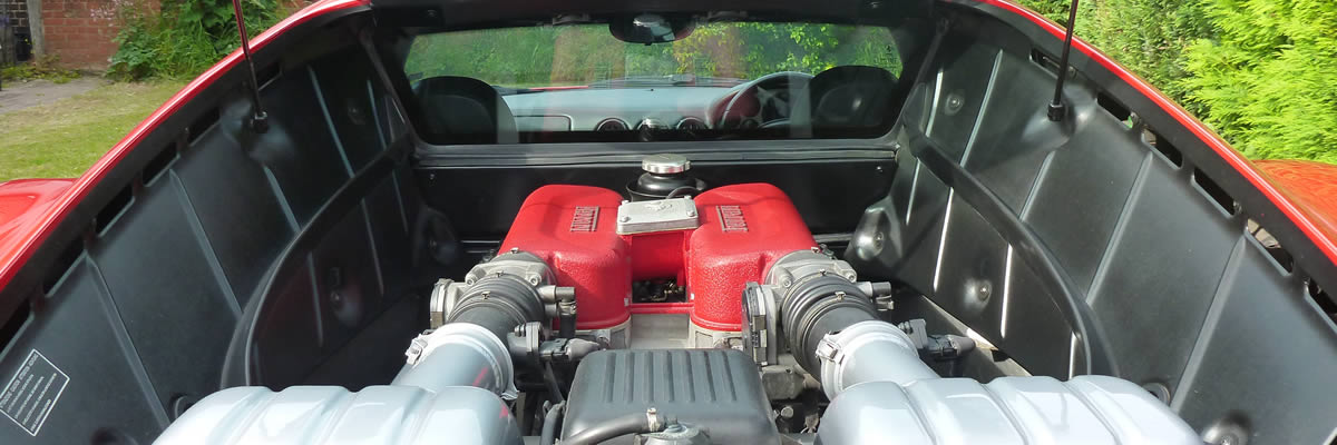 Ferrari 360 Modena on the Susten Pass in Switzerland