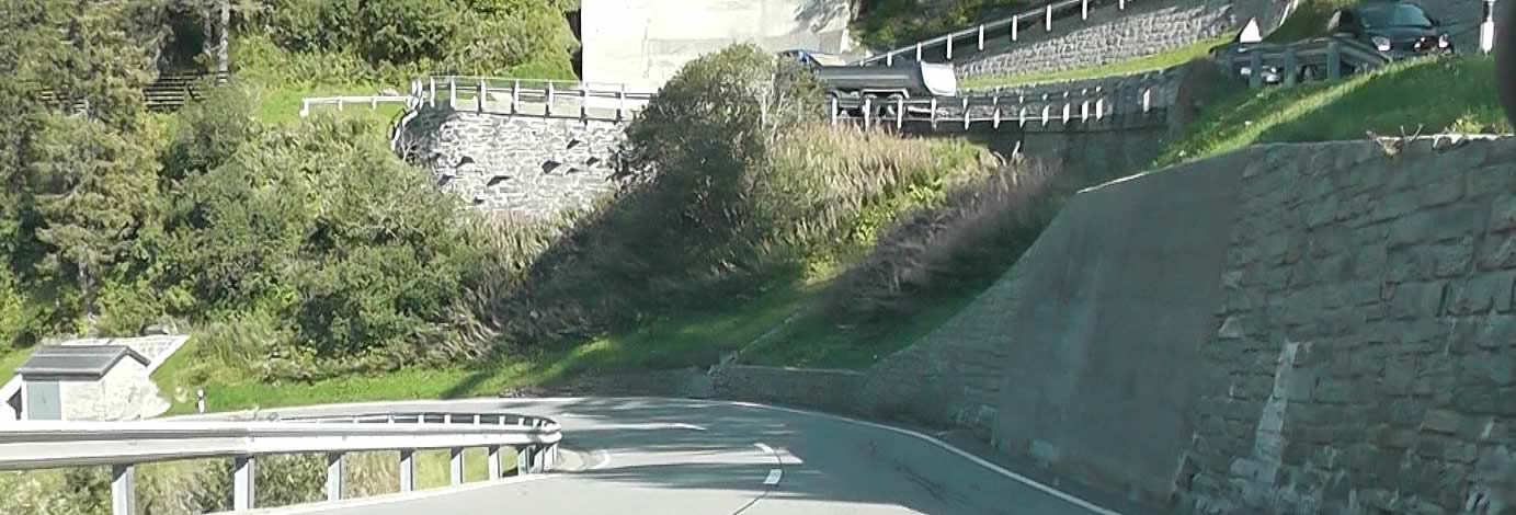 Ferrari 360 Modena on the Maloja Pass in Switzerland